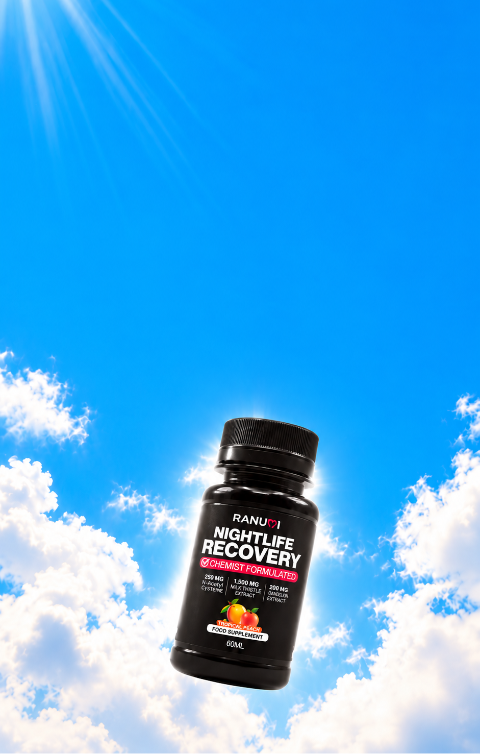 Blue sky with clouds